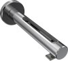 Innenlauf Gardinenstange Aluminium / Metall 20 mm Ø SITENO - Sitra Messing-Optik / Chrom 100 cm