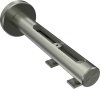 Innenlauf Gardinenstange Edelstahl-Optik 20 mm Ø 2-läufig SITENO - Estana 100 cm