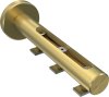 Innenlauf Gardinenstange Messing-Optik 20 mm Ø 3-läufig SITENO - Sitra 100 cm