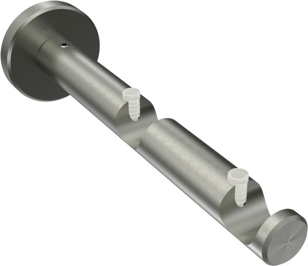 Gardinenstange Edelstahl 16 mm Ø 2-läufig MEDIUM - Casa