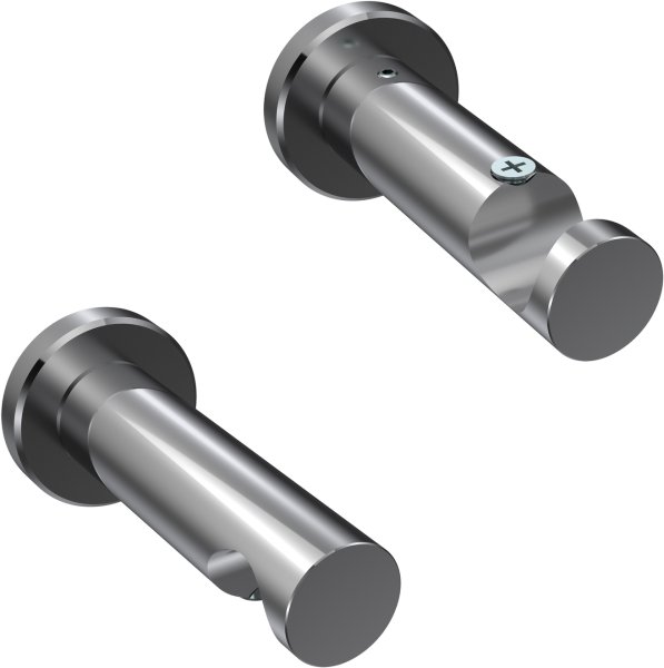 Gardinenstange Metall 20 mm Ø PLATON - Santo Chrom