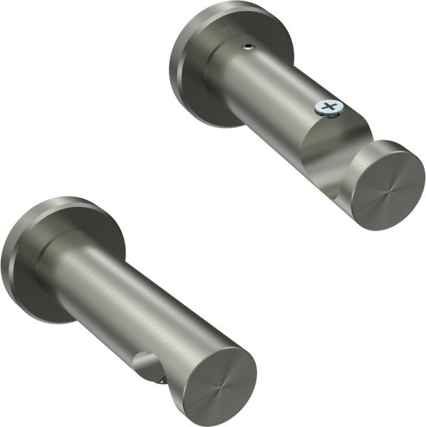 Gardinenstange Messing-Optik / Edelstahl-Optik 20 mm Ø PLATON - Santo