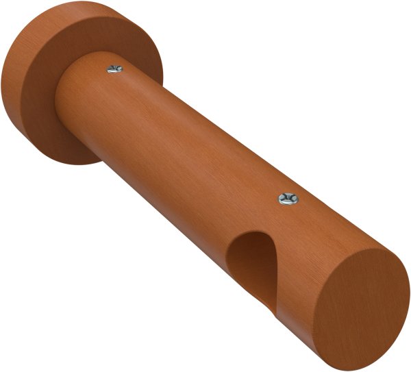 Gardinenstange Holz 20 mm Ø TALENA - Feta Kirschbaum lackiert