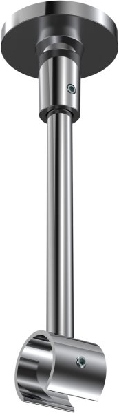 Gardinenstange Metall 20 mm Ø SONETTE - Santo Chrom