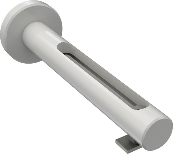 Innenlauf Gardinenstange Aluminium / Metall 20 mm Ø SITENO - Santo Weiß