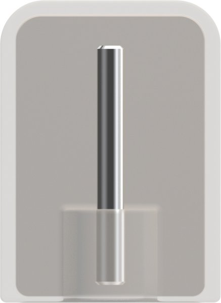 Klebehaken Glasklar für Vitragestangen (4 Stück)