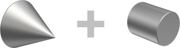 Ausziehbare Gardinenstange Metall / Kunststoff 16/13 mm 2-läufig Ø HERA - Cone Silbergrau