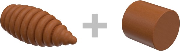 Gardinenstange Holz 16 mm Ø 2-läufig ADRIAN - Asta Kirschbaum lackiert