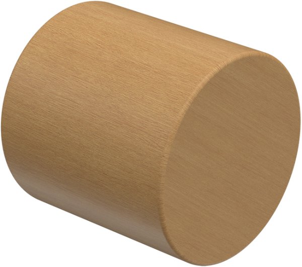 Gardinenstange Holz 16 mm Ø 2-läufig ADRIAN - Pin Buche lackiert