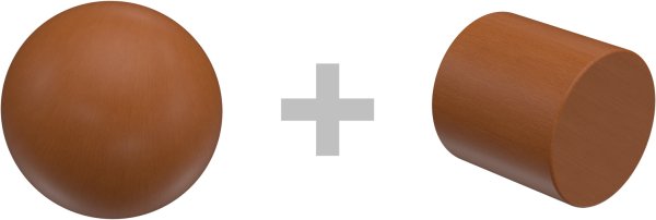 Gardinenstange Holz 16 mm Ø 2-läufig ADRIAN - Geo Kirschbaum lackiert