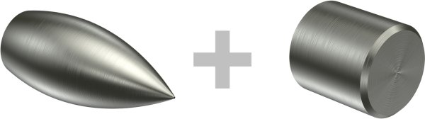 Rundrohr-Innenlauf Gardinenstange Edelstahl-Optik 16 mm Ø 2-läufig SINUX - Poveda