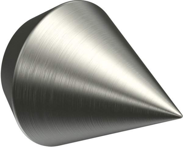 Gardinenstange Edelstahl-Optik 16 mm Ø SINUX - Castello