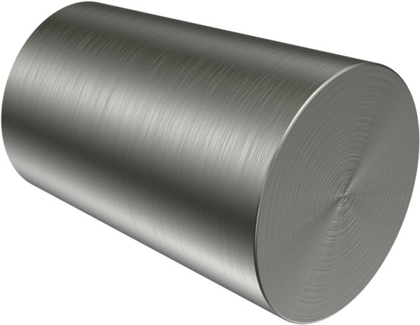 Gardinenstange Edelstahl-Optik 16 mm Ø SINUX - Carelli