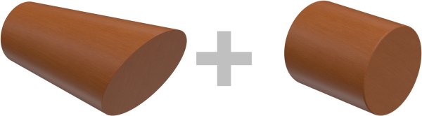 Gardinenstange Holz 20 mm Ø 2-läufig TALENA - Bero Kirschbaum lackiert