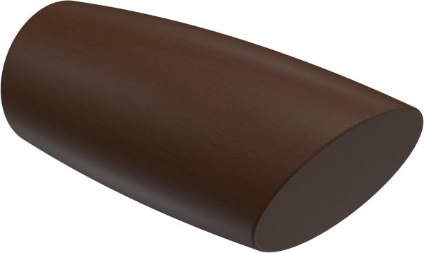 Gardinenstange Holz 20 mm Ø TALENA - Etta Nussbaum lackiert