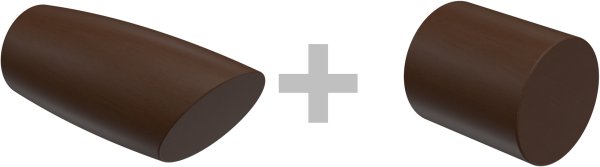 Gardinenstange Holz 20 mm Ø 2-läufig TALENA - Etta Nussbaum lackiert