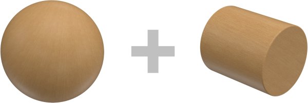 Gardinenstange Holz 20 mm Ø 2-läufig TALENA - Luina Buche lackiert