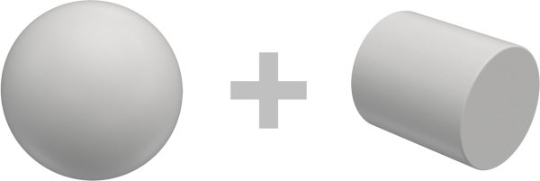 Innenlauf Gardinenstange Aluminium / Holz 20 mm Ø 2-läufig TALENT - Luina Schwarz / Weiß lackiert