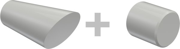 Rundrohr-Innenlauf Gardinenstange Aluminium / Metall 20 mm Ø 2-läufig PRESTIGE - Bento Weiß