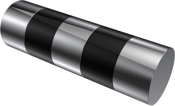 Gardinenstange Metall 20 mm Ø PRESTIGE - Mavell Schwarz