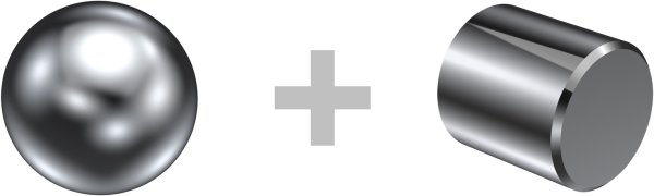 Rundrohr-Innenlauf Gardinenstange Aluminium / Metall 20 mm Ø 2-läufig PRESTIGE - Luino Chrom