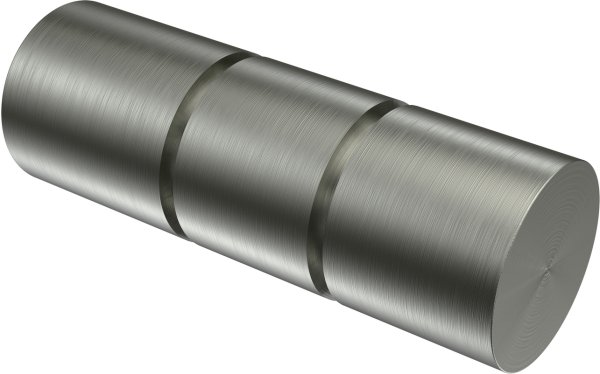 Gardinenstange Messing-Optik / Edelstahl-Optik 20 mm Ø PRESTIGE - Elanto