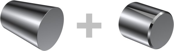 Rundrohr-Innenlauf Gardinenstange Aluminium / Metall 20 mm Ø 2-läufig PRESTIGE - Sitra Chrom