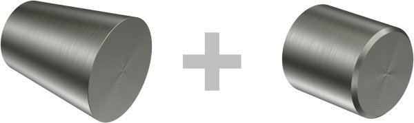 Gardinenstange Messing-Optik / Edelstahl-Optik 20 mm Ø 2-läufig PRESTIGE - Sitra