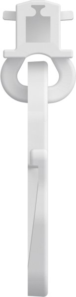Klick-Gleiter Klicki mit Faltenhaken Kunststoff für Gardinenschienen SLIMLINE (100 Stück)