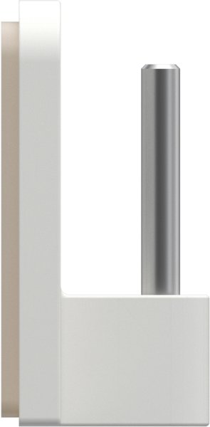 Klebehaken Weiß für Vitragestangen (4 Stück)