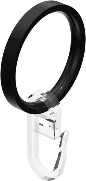 Gardinenstange Metall 20 mm Ø PLATON - Santo Schwarz