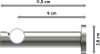 Gardinenstange Edelstahl 20 mm Ø PERFECTA - Sirius 100 cm