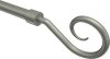 Endstücke Allegra (Spirale) Chrom matt für Gardinenstangen 16 mm Ø (2 Stück) 