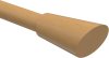 Endstücke Bero (Konus / Schräge) Buche lackiert für Gardinenstangen 20 mm Ø (2 Stück) 