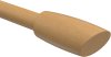 Endstücke Etta (Ellipse / Schräge) Buche lackiert für Gardinenstangen 20 mm Ø (2 Stück) 