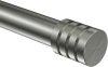 Endstücke Fario (Rillenkappe) Edelstahl für Gardinenstangen 20 mm Ø (2 Stück) 