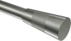 Endstücke Tanara (Konus) Edelstahl-Optik / Satin-Silber für Gardinenstangen 20 mm Ø (2 Stück) 