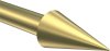 Endstücke Savio (Kegel) Messing-Optik für Gardinenstangen 20 mm Ø (2 Stück) 