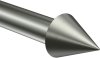 Endstücke Savio (Kegel) Edelstahl für Gardinenstangen 20 mm Ø (2 Stück) 