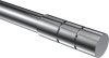 Endstücke Elanto (Rillenzylinder) Chrom für Gardinenstangen 20 mm Ø (2 Stück) 