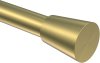 Endstücke Sitra (Konus) Messing-Optik für Gardinenstangen 20 mm Ø (2 Stück) 