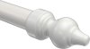 Endstücke Rondo (Rillenform) Weiß für Gardinenstangen 28 mm Ø (2 Stück) 