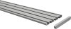 Gardinenschiene Aluminium 3- / 4-läufig SLIMLINE Silbergrau 100 cm