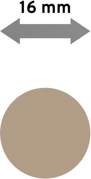 Holzstange in Buche lackiert für Gardinenstangen 16 mm Ø