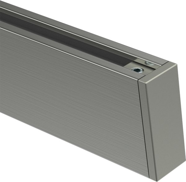 Endstücke Paxo (Kappe) Edelstahl-Optik für Innenlaufstangen 14x35 mm (2 Stück)