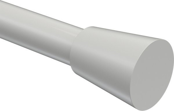 Endstücke Sitra (Konus) Weiß für Gardinenstangen 20 mm Ø (2 Stück)