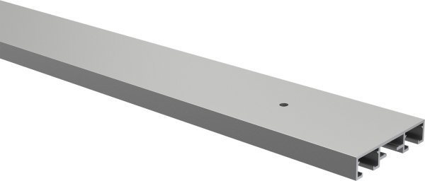 Gardinenschiene Aluminium 2-läufig PRIMAX Silbergrau