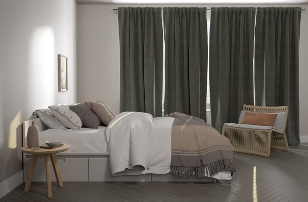 Schlaufenschal Dessin Tania Fb. 61, 140x245 cm