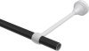 Gardinenstange Metall 16 mm Ø PRIMUS - Lucan Schwarz (ohne Ringe) 100 cm