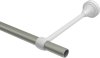 Gardinenstange Metall 16 mm Ø PRIMUS - Lucan Chrom matt (ohne Ringe) 100 cm